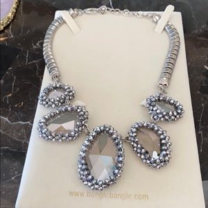 Grey Steele statement necklace